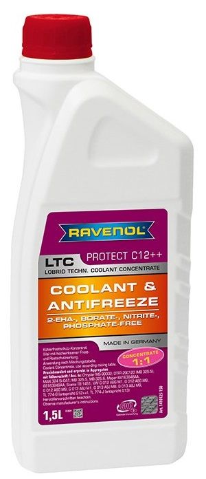Ravenol LTC Concentrate Protect C12++ (-72C, фиолетовый)