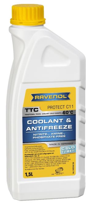 Ravenol TTC Cold Climate Protect C11 (-60C, желтый)