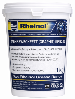 Универсальная смазка (литиевый загуститель и графит) Rheinol Mehrzweckfett (Grafit) KF2K-30