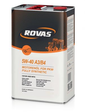 Rovas A3/B4 5W-40