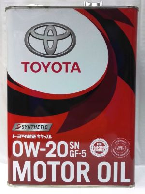 Toyota Motor Oil 0W-20 SN/GF-5
