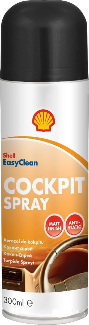 Полироль для панели приборов Shell Cockpit Spray Mat