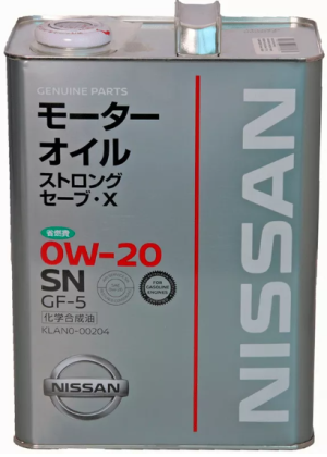 Nissan 0W-20 SN Strong Save X