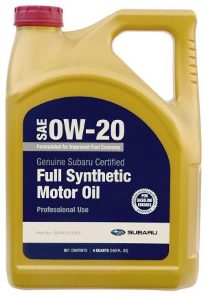 Subaru 0W-20 Synthetic Motor Oil