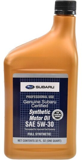 Subaru 5W-30 Synthetic Motor Oil