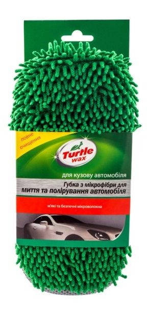Губка из микрофибры для мойки и полировки автомобиля Turtle Wax
