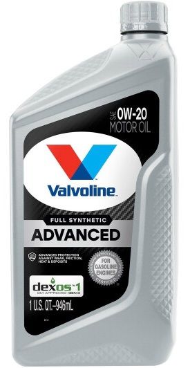 Valvoline 0W-20 Advanced Full Synthetic