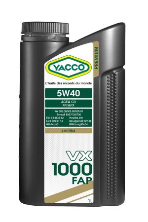 Yacco VX 1000 FAP 5W-40