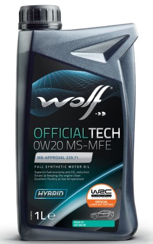 Wolf Official Tech 0W-20 MS-MFE