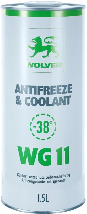 Wolver Antifreeze & Coolant WG11 (-38С, зеленый)