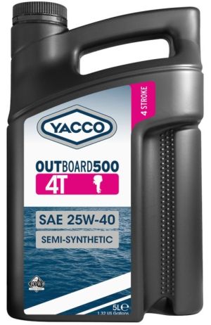 Yacco Outboard 500 25W-40 4T