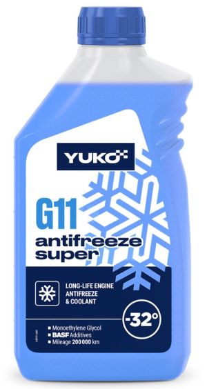 Yuko Antifreeze Super G11 (-32C, синий)