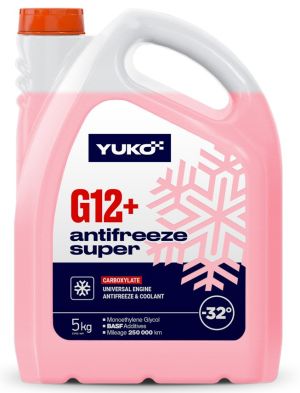 Yuko Antifreeze Super G12+ (-32C, красный)