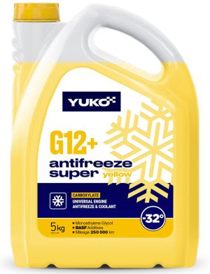 Yuko Antifreeze Super G12+ (-32C, желтый)