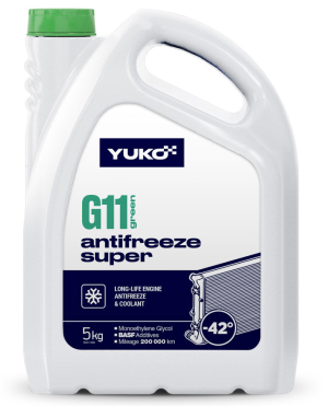 Yuko Antifreeze Super G11 (-42C, зелений)
