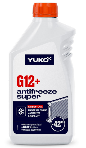 Yuko Antifreeze Super G12+ (-42C, красный)