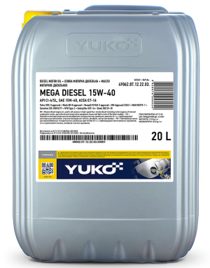 Yuko 15W-40 Mega Diesel 