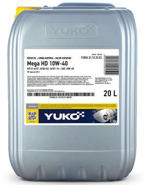 Yuko 10W-40 Mega HD 