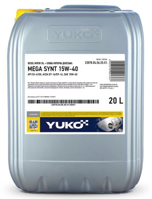 Yuko 15W-40 Mega Synt 