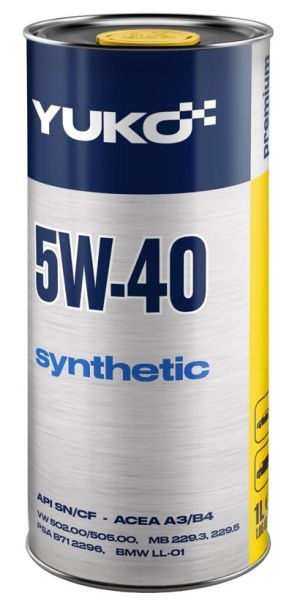 Yuko 5W-40 Synthetic 