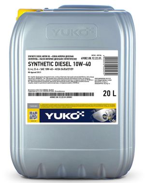 Yuko 10W-40 Synthetic Diesel 