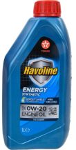 Texaco 0W-20 Havoline Energy