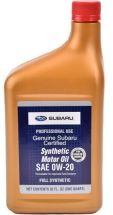Subaru 0W-20 Synthetic Motor Oil
