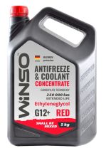 Winso Antifreeze & Coolant Concentrate G12+ (-70C, красный)