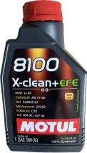 Motul 8100 X-clean+ EFE 0W-30