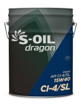 S-Oil DRAGON 15W-40 CJ-4/SL