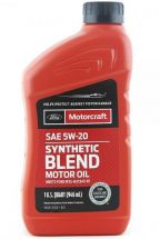 Motorcraft 5W-20 Synthetic Blend Motor Oil